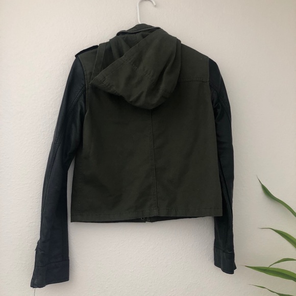 Staring at Stars Leather and Cargo Jacket - Picture 4 of 4